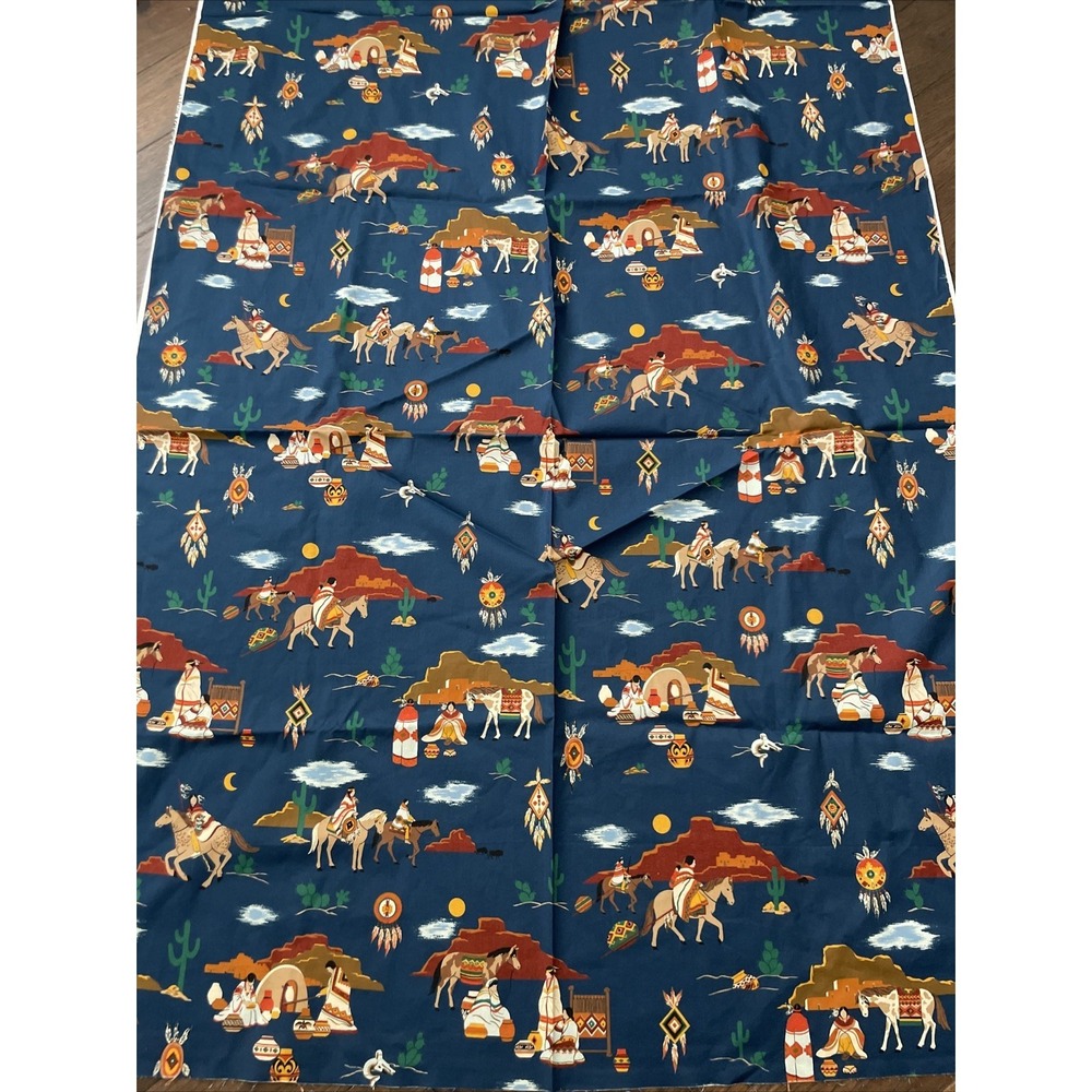 Yards+Cotton Fabric VIP Print Joan Messmore Cranston‎ Print Works NEW 43"X106"